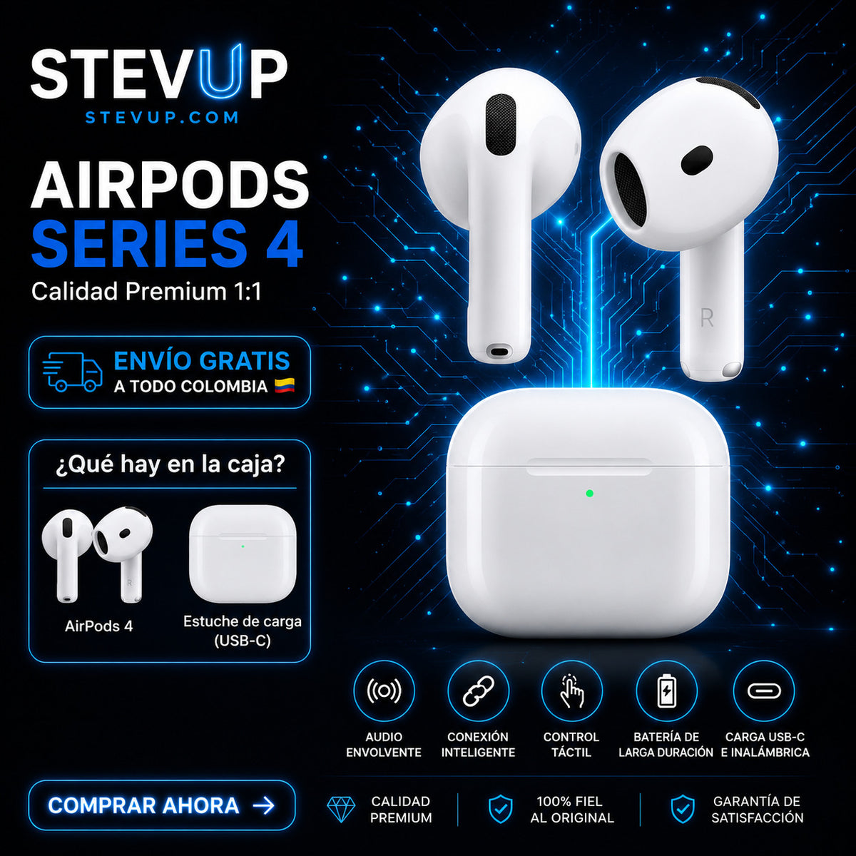Airpods 4 Generacion 1.1 Anc