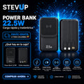 Power Bank 22.5W con Carga Inalámbrica